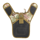 Сумка тактическая через плечо AOKALI Outdoor A25 (Camouflage CP) камуфляжная армейская с регуляцией ремня LOZ - изображение 3