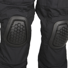 Тактические защитные наколенники налокотники Han-Wild GEN2 Black защитное снаряжение на тактическую одежду LOZ - изображение 2