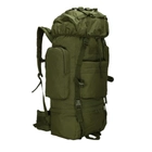 Рюкзак тактический AOKALI Outdoor A21 Green армейская сумка 65L LOZ - изображение 1