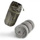Одеяло шерстяное тактическое теплое военное солдатское одеяло походное туристическое в подсумке