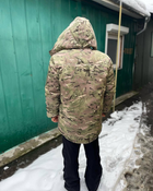 Куртка бушлат тактическая зимняя водонепроницаемая Мультикам Теплая зимняя куртка для военных 60 - изображение 3