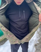 Куртка бушлат тактическая зимняя водонепроницаемая Мультикам Теплая зимняя куртка для военных 46 - изображение 4