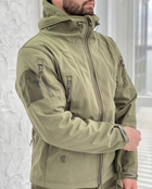 Куртка тактическая Softshell Оливковая теплая куртка для военных софтшелл 2XL - изображение 7