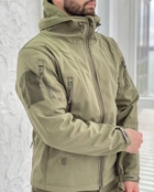 Куртка тактична Softshell Оливкова тепла зимова куртка для військових софтшелл L - зображення 7