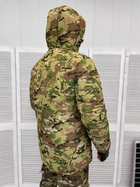 Тактическая теплая зимняя военная куртка бушлат, Камуфляж: Мультикам, Размер: L - изображение 3