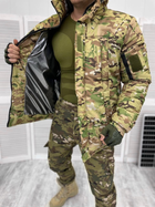 Тактическая теплая зимняя военная куртка бушлат, Камуфляж: Мультикам, Размер: L - изображение 4