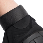 Перчатки тактические FG Черный L без пальцев с защитой на костяшки - изображение 6