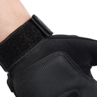 Перчатки тактические FG Черный L без пальцев с защитой на костяшки - изображение 7
