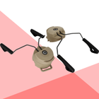 Адаптер кріплення на шолом для навушників Howard Impact Sport, Earmor M31/M32, Койот (127910) - зображення 8