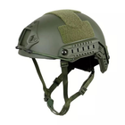 Рельсы боковые направляющие ARC на каску шлем FAST, ТОР-Д, Зеленый (124770) - изображение 3