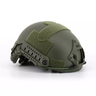Рельсы боковые направляющие ARC на каску шлем FAST, ТОР-Д, Зеленый (124770) - изображение 8