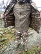 Тактична зимова форма Soft Shell (куртка+штані) -30°C, костюм тактичний зимовий Multicam(Турція) S - зображення 6