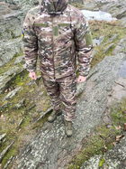 Тактична зимова форма Soft Shell (куртка + штані) -30 ° C, костюм тактичний зимовий Multicam (Турція) XL - зображення 8