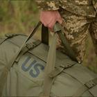 Баул тактический US NATO в цвете олива 120 литров - изображение 6