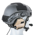 Активные наушники с микрофоном Earmor M32H Coyote TAN и креплением на шлем FAST, ТОР-Д (15027) - изображение 6