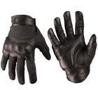 Рукавиці тактичні шкіряні 2XL Чорні Mil-Tec TACTICAL GLOVES LEDER/ARAMID 2XL SCHWARZ (12504202-12-2XL)