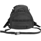 Рюкзак тактический Eagle M08B штурмовой, военный мужская сумка Черный - изображение 11