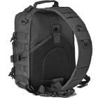 Тактичний рюкзак M04 20арк. штурмовий, військовий чоловіча сумка через плече (Чорний) - зображення 3