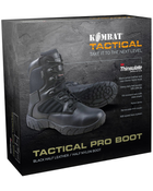 Ботинки военные тактические замшевые KOMBAT UK ВСУ (ВСУ) Tactical Pro Boot 50/50 43 черный TR_kb-tpb50-blk-43 - изображение 4