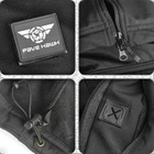 Тактическая куртка Pave Hawk PLY-6 Black M мужская армейская на флисовой подкладке с капюшоном - изображение 5