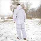 Тактичний зимовий маскувальний водонепроникний костюм мультикам , Маскхалат "Multicam Alpine" білий камуфляж для ЗСУ - зображення 5