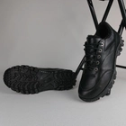 Кросівки зимові тактичні. Натуральна чорна гладка шкіра. Трекінгове взуття. Розмір 46 - зображення 4