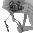 Крепление для установки наушников Earmor, Peltor, Walkers на шлем с планкой Пикатинни, Черный (15030) - изображение 5