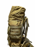 Тактический каркасный походный рюкзак Over Earth модель 625 80 литров койот - изображение 4