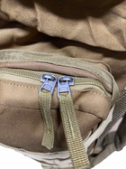 Тактический каркасный походный рюкзак Over Earth модель 625 80 литров койот - изображение 7