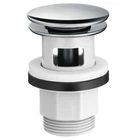 Донный клапан нажимной для раковины HANSGROHE с переливом нержавеющая сталь 1 1/4" глянцевый хром 50105000