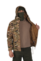 Військова тактична куртка Soft Shell MultiCam Софт Шелл Мультикам XL - зображення 6