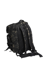 Штурмовий військовий тактичний рюкзак Yakeda 45-50л Чорний мультикам - зображення 5
