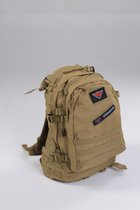 Штурмовой тактический рюкзак Yakeda 40-45л Койот - изображение 2