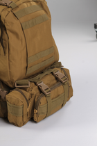 Военный тактический рюкзак Yakeda 50-60л Койот - изображение 9