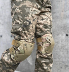 Штаны тактические софтшелл с флисом Пиксель ММ14 утепленные Штаны для военных 44 - изображение 3