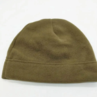 Тактична зимова шапка з флісу, Койот - зображення 6