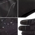 Теплі водонепроникні тактичні рукавички Зимові CAMO M - зображення 7
