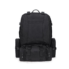 Военный рюкзак Mil-tec 36 л с подсумками Черный Тактический рюкзак Defense Pack Assembly на 36 литров с системой MOLLE Армейский Штурмовой Рюкзак - изображение 6