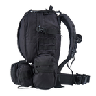 Военный рюкзак Mil-tec 36 л с подсумками Черный Тактический рюкзак Defense Pack Assembly на 36 литров с системой MOLLE Армейский Штурмовой Рюкзак - изображение 9
