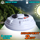 Комплект подвесная лампа на солнечной батарее Solar 2 штуки 30SMD аккумуляторный фонарь для кемпинга
