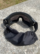 Захисна маска зі змінними лінзами 3шт Чорна - зображення 4