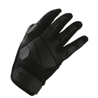 Тактичні військові рукавички KOMBAT UK захисні рукавиці S чорний TR_kb-atg-blk-s - зображення 2