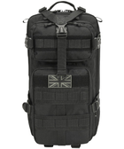 Рюкзак тактический армейский военный KOMBAT UK Stealth Pack черный 25л TR_kb-sp25-blk - изображение 2