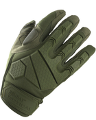 Тактические военные перчатки KOMBAT UK защитные перчатки S оливковый TR_kb-atg-olgr-s - изображение 2