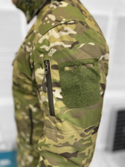 Тактична зимова тепла військова форма комплект костюм Jalivena ( Куртка + Штани ), Камуфляж: Мультикам, Розмір: XXXL - зображення 3