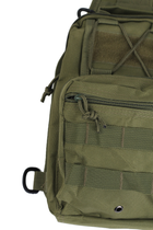 Тактичная сумка універсальна через плече 6л Олива - зображення 3