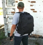 Рюкзак тактический US Army городской Черный 40 л - изображение 8