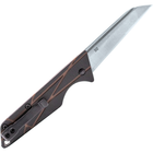 Нож складной карманный с фиксацией Slip joint StatGear LEDG-BRN Ledge Black/Brown 155 мм - изображение 3