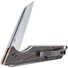 Нож складной карманный с фиксацией Slip joint StatGear LEDG-BRN Ledge Black/Brown 155 мм - изображение 4