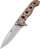 Нож складной карманный с фиксацией Frame Lock CRKT M16-03BS M16 Bronze/Silver 201 мм - изображение 2